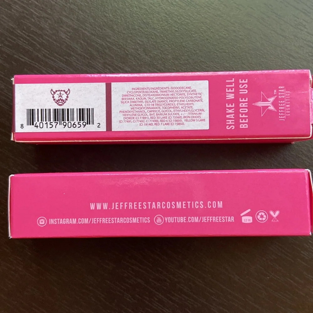 NEW! JEFFREE STAR VELOUR LIQUID Matte LIPSTICK in YAK Full Pigment Nude Pink